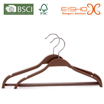 Slimline Laminated Wood Hanger for Fashion Suits